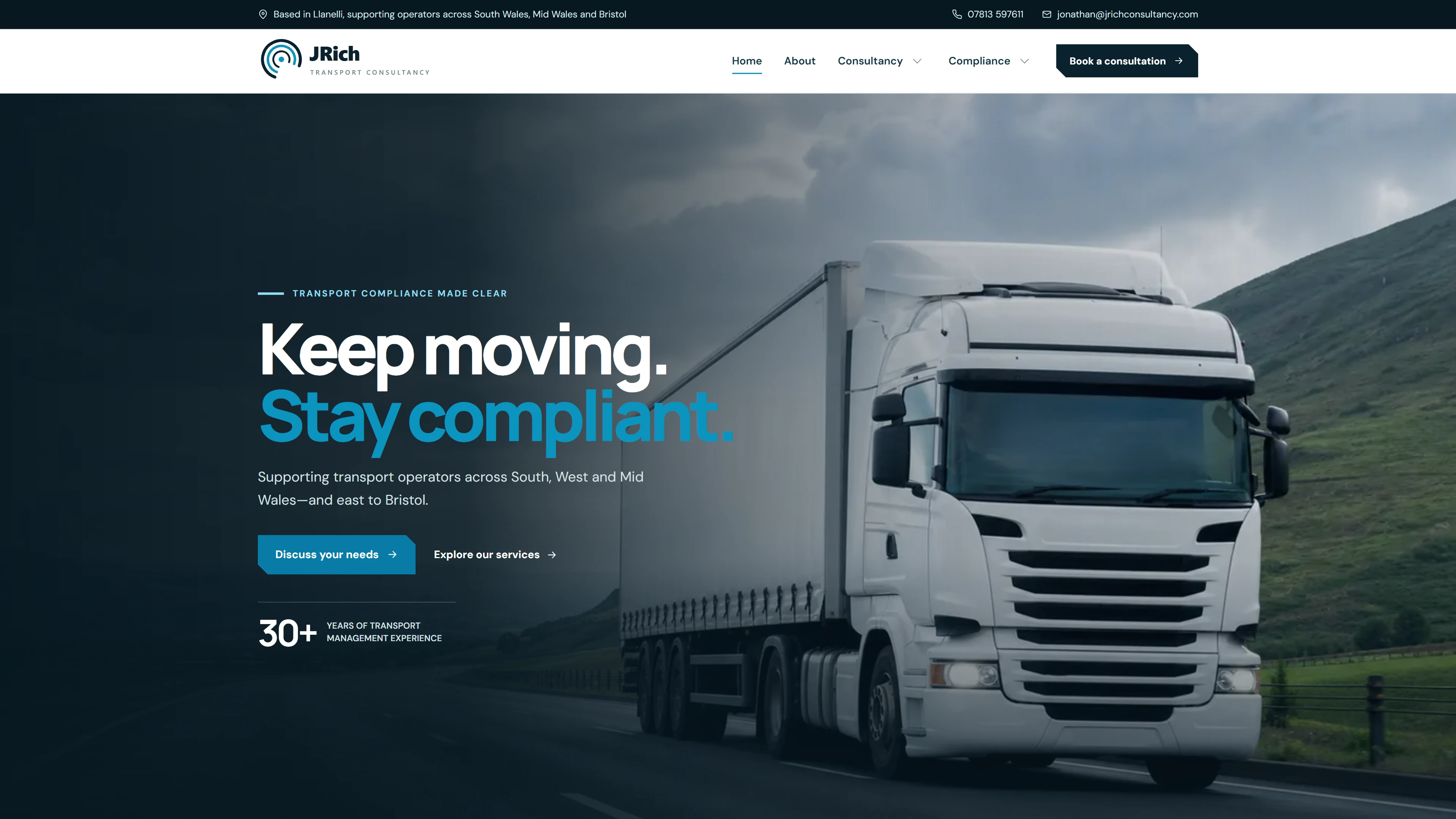 JRich Consultancy website