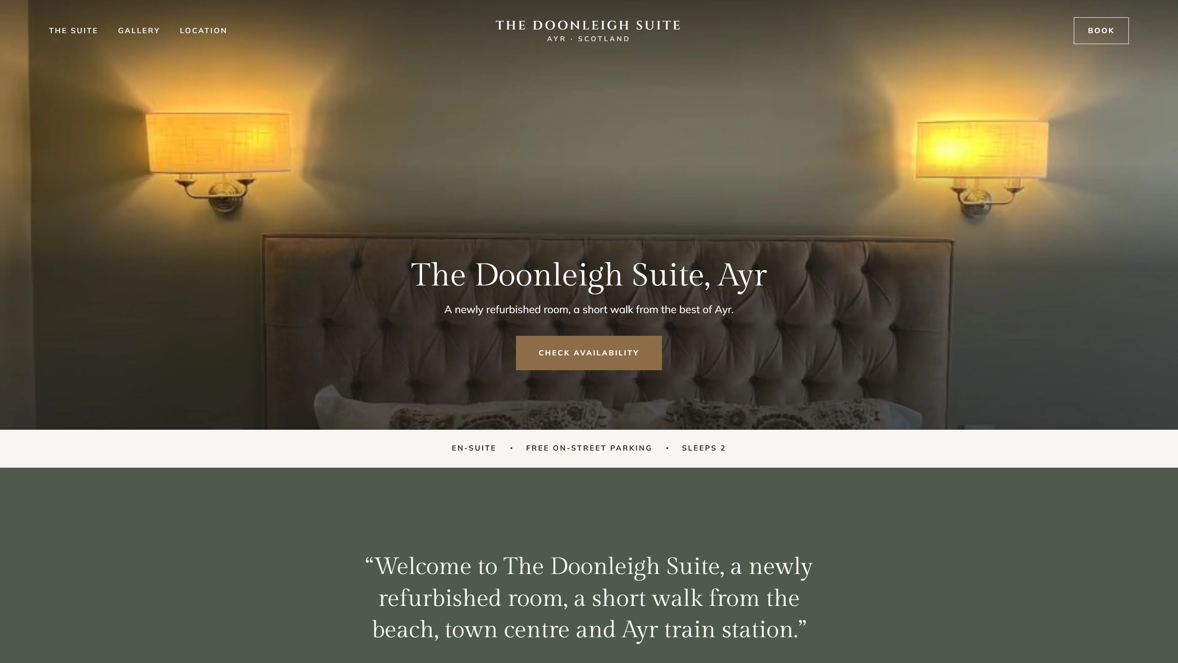The Doonleigh Suite website